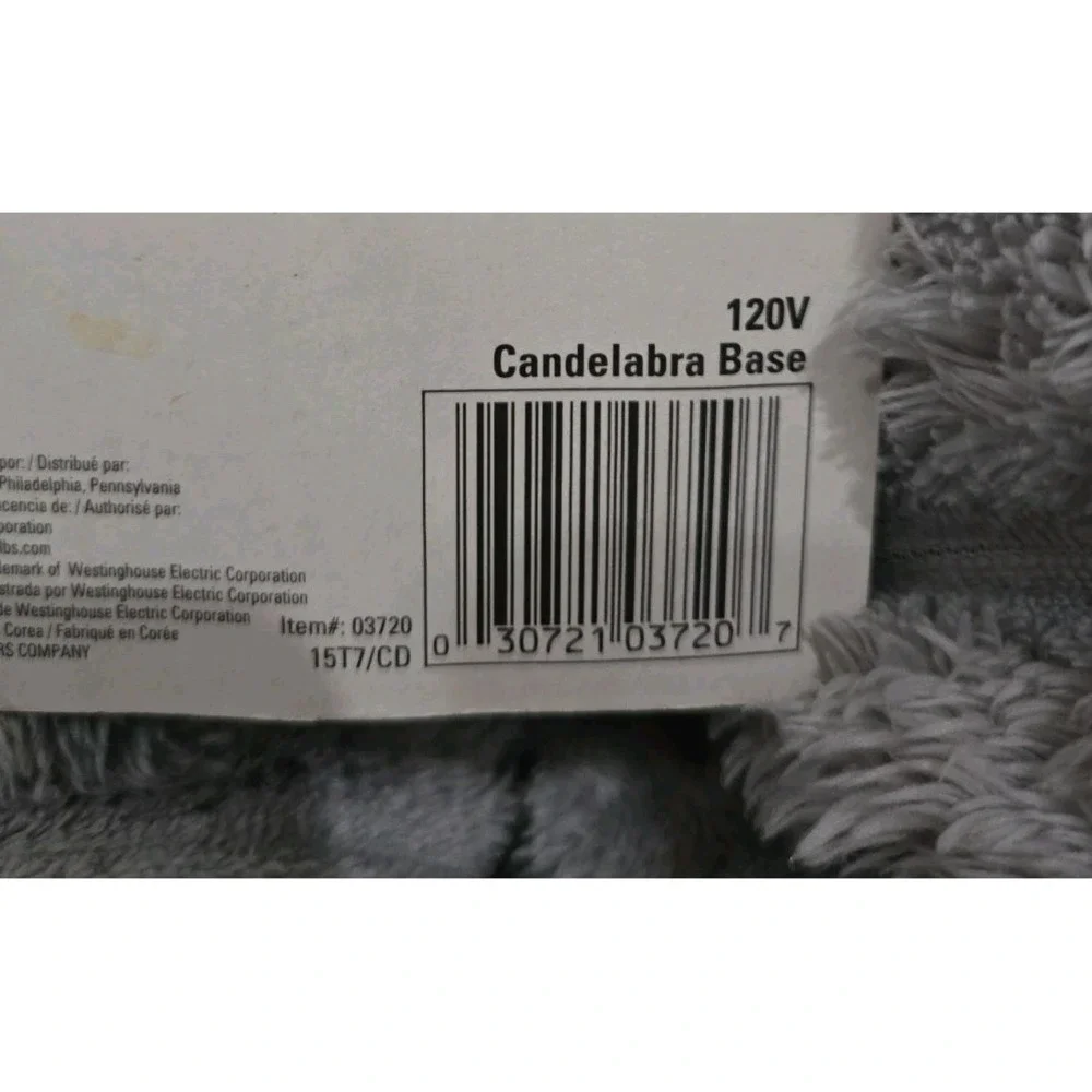 Westinghouse‎ Appliance Light Bulb 15 W T-7 Candelabra Base 1000 Hours